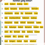 10 Contoh soal essay membuat kalimat kelas 3 SD yang ternyata sering keluar saat ujian