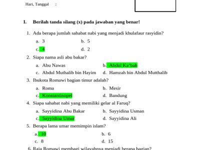 10 Rahasia Menguasai Ujian dengan Contoh Soal Essay Tarikh Kelas 3 yang Sering Keluar