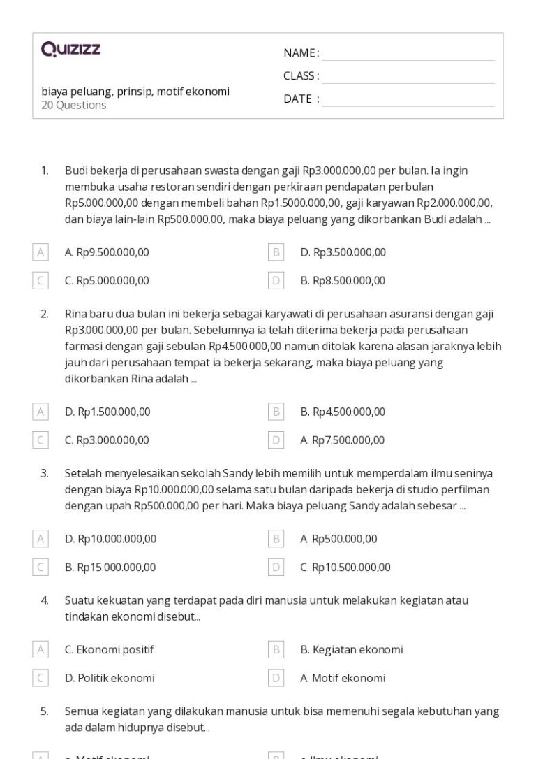 15 Rahasia Lolos Ujian dengan Contoh Soal Ekonomi Bab 3 Kelas 10 Terbaru Tahun 2026