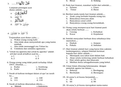 5 Rahasia Lolos Ujian Sekolah Agama Islam Kelas 6 yang Jarang Diketahui Banyak Siswa