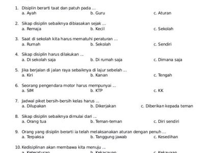 5 Rahasia Lolos Ujian dengan Contoh Soal Essay PKN Beserta Kisi-Kisinya Kelas 3 Tema 2