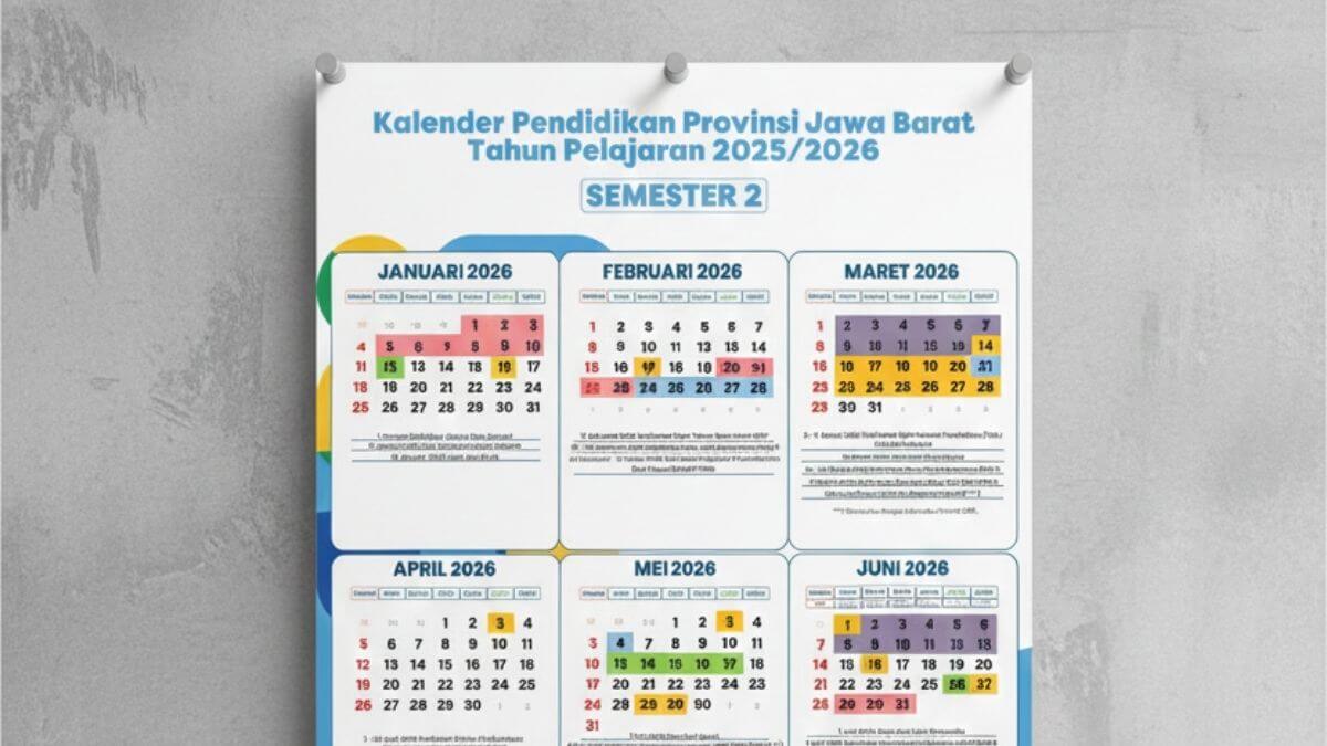 Kalender Pendidikan 2026 Lengkap dengan Jadwal Ujian dan Hari Libur