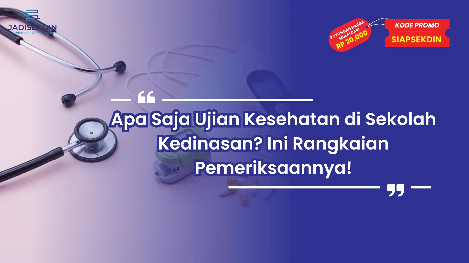 Apa Saja Ujian Kesehatan di Sekolah Kedinasan Ini Rangkaian Apa Saja Ujian Kesehatan di Sekolah Kedinasan Ini Rangkaian