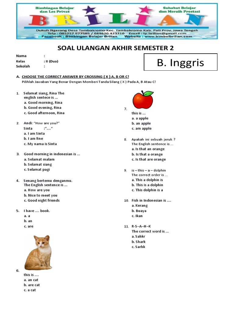 5 Contoh Soal Ulangan Bahasa Indonesia Kelas 3 Semester 1 Lengkap Kunci Jawaban 2026