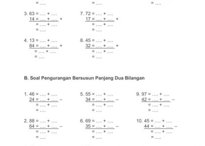 7 Trik Ternyata Mudah Soal Matematika Kelas 3 SD Penjumlahan dan Pengurangan Bersusun