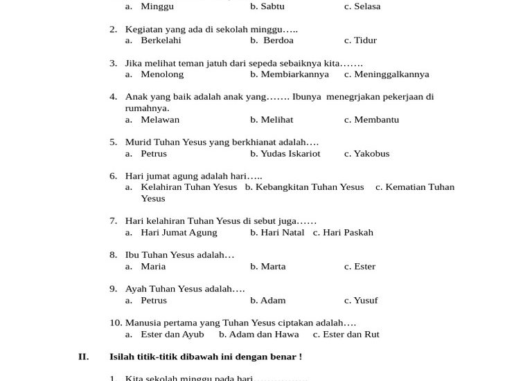 Akhirnya Terbit! Pedoman Resmi Ujian Sekolah Agama Kristen 2026 dari Kemenag
