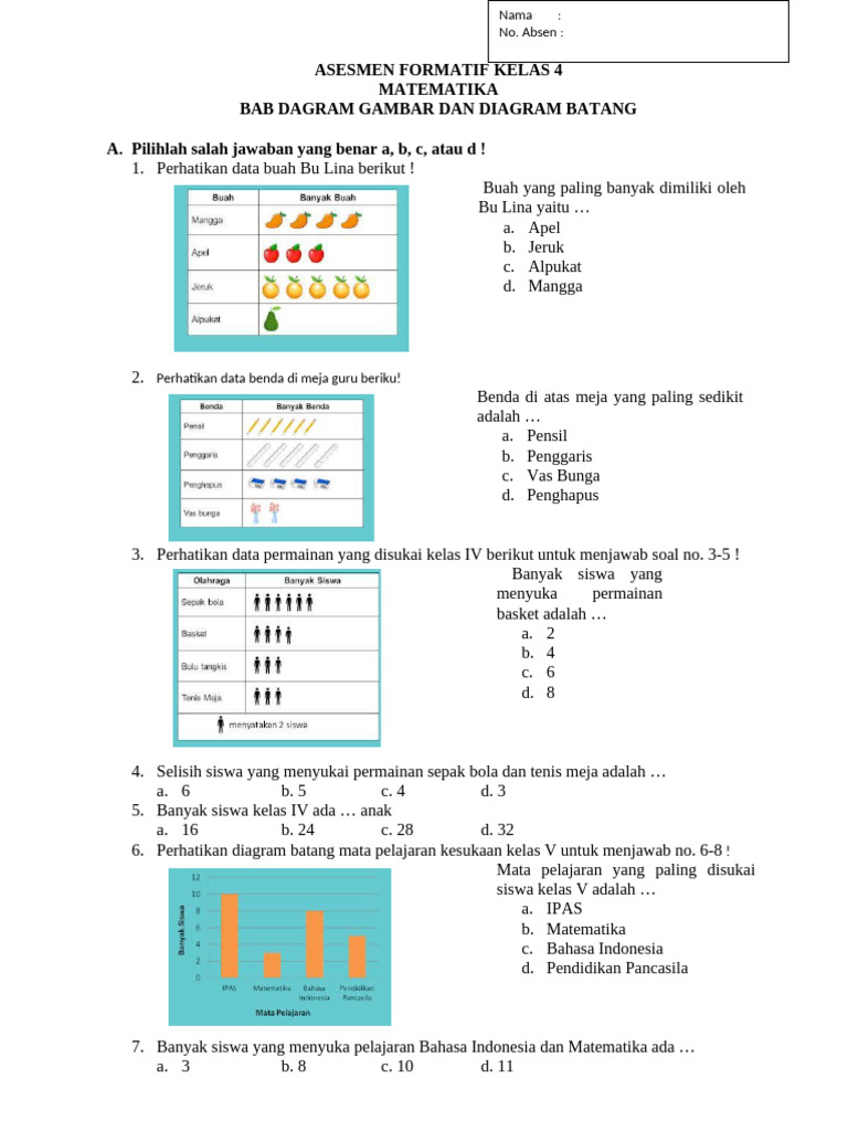 Pengolahan Data Kelas 4 PDF