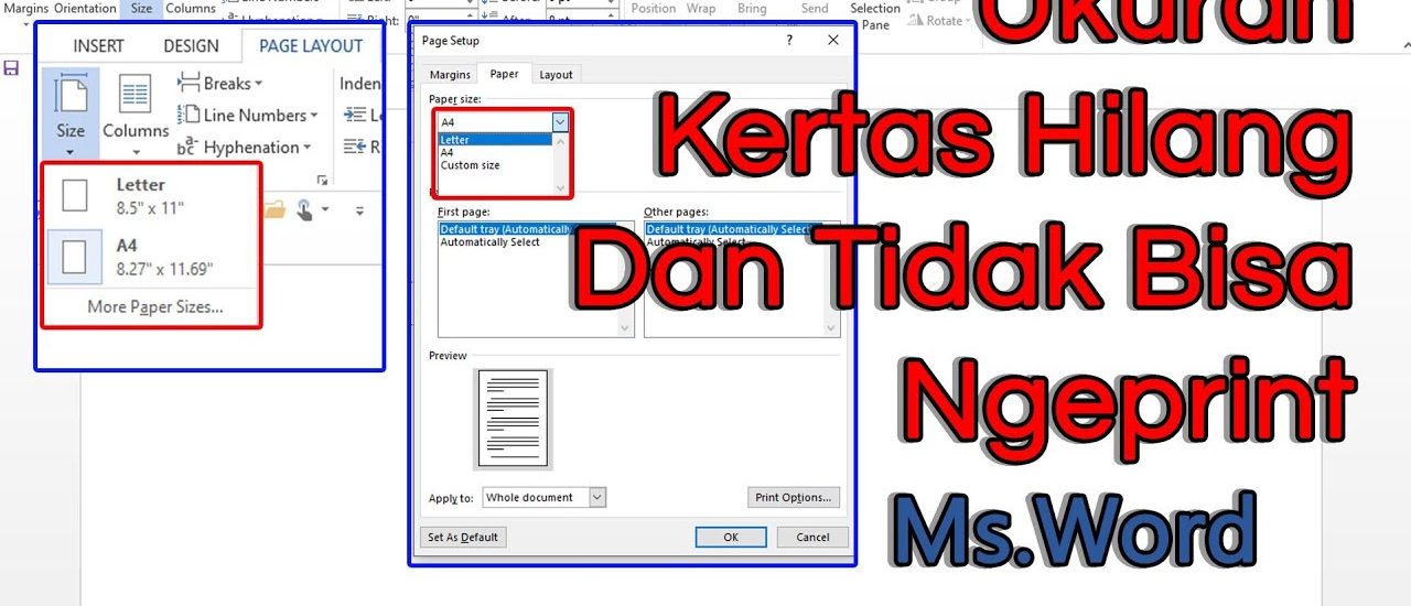 3 Fakta Penting Kenapa File Word Tidak Bisa Diubah Page Setup Nya dan Solusi Ternyata