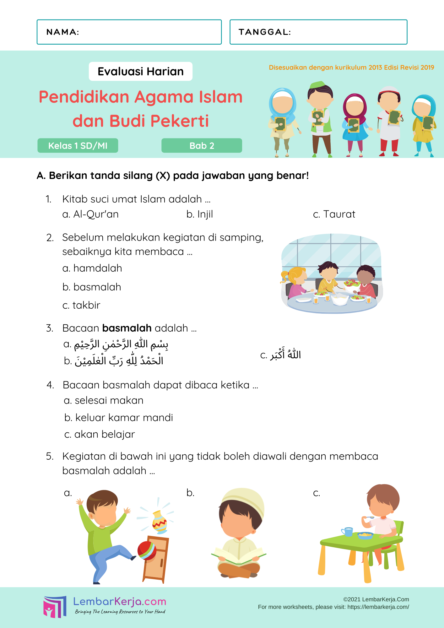 Mengasah Pemahaman Kumpulan Contoh Soal PAI Kelas 5 SD Semester 2 Mengasah Pemahaman Kumpulan Contoh Soal PAI Kelas 5 SD Semester 2