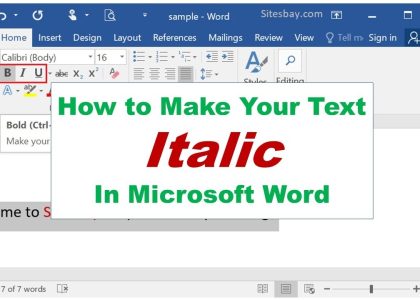 5 Alasan Kenapa Font di Word Berubah Jadi Italic Semua dan Cara Mengatasinya di 2026