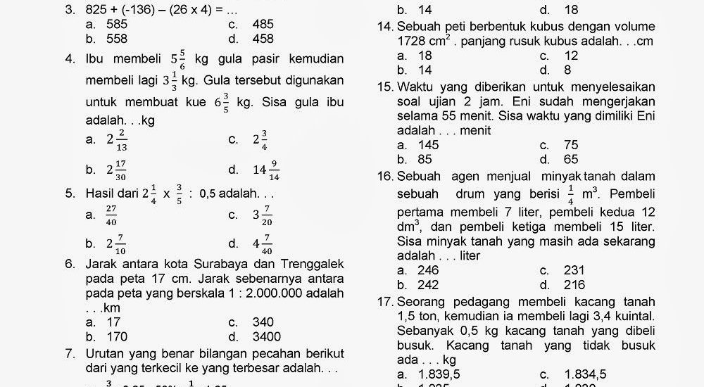 5 Bocoran Soal PAS Kelas 6 Semester 1 2021 IPAS yang Wajib Dikuasai Sebelum Ujian
