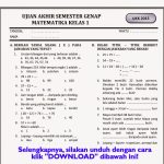 5 Contoh Soal Ulangan Matematika Kelas 4 SD Semester 1 yang Wajib Dikuasai Sebelum Ujian Tiba