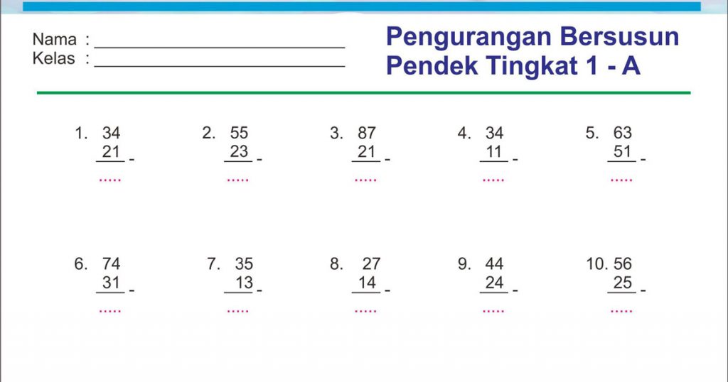 Soal Matematika Pengurangan Kelas 1 Sd Dalchaebi Soal Matematika Pengurangan Kelas 1 Sd Dalchaebi