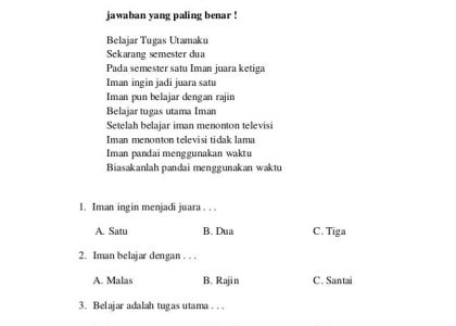 5 Rahasia Contoh Soal Ulangan Semester Akhir Kelas 4 IPS yang Wajib Kamu Tahu