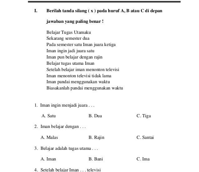 5 Rahasia Contoh Soal Ulangan Semester Akhir Kelas 4 IPS yang Wajib Kamu Tahu