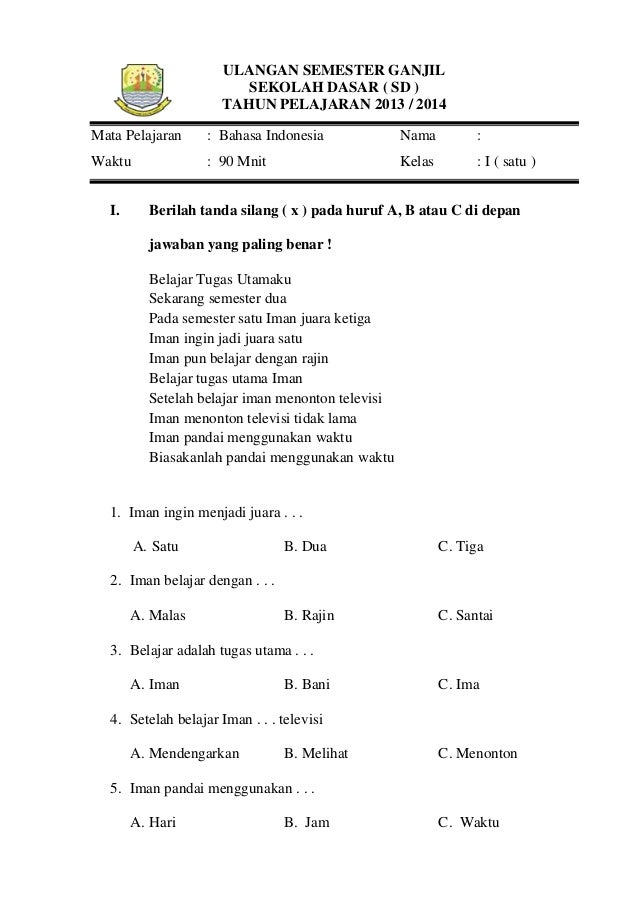 5 Rahasia Contoh Soal Ulangan Semester Akhir Kelas 4 IPS yang Wajib Kamu Tahu