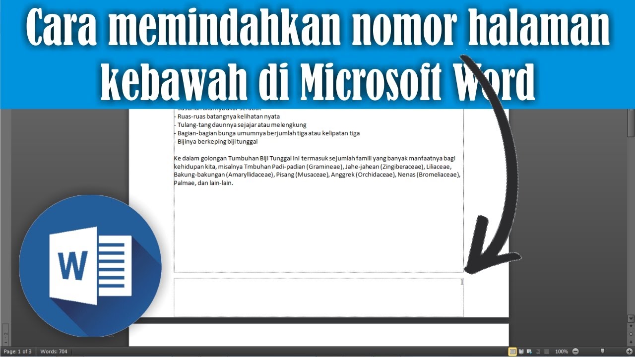 Mengatur Halaman di Atas dan Bawah Word Mengatur Halaman di Atas dan Bawah Word