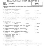 7 Contoh Soal Ulangan PAI Kelas 4 Sekolah Dasar Semester 1 Kurikulum Merdeka 2026 Wajib Tahu