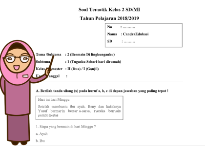 Ini Dia Bocoran Soal Tema 4 Sub Tema 1 Kelas 3 yang Wajib Dikuasai Siswa