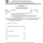 7 Contoh Soal Ulangan Kenaikan Kelas 4 Tema 8 yang Sering Muncul dan Wajib Dikuasai Sebelum Ujian