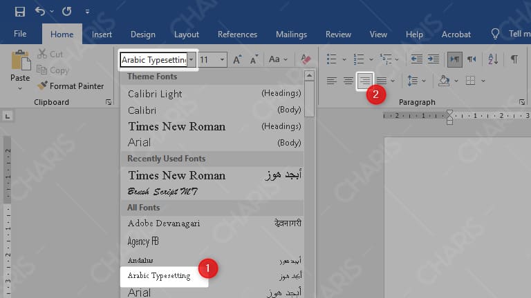 Cara Membuat Tulisan Arab di Microsoft Word Gambar Cara Membuat Tulisan Arab di Microsoft Word Gambar