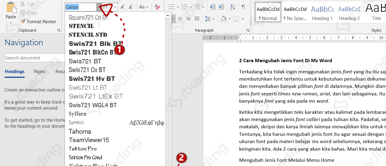 Cara Ampuh Atasi Font Berubah di Word Saat Bikin Daftar Gambar Otomatis, Skripsi dan Laporan Jadi Rapi Tanpa Ribet