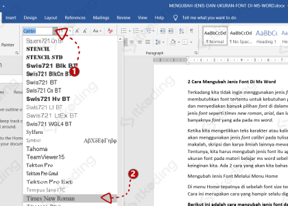 Cara Ampuh Atasi Font Berubah di Word Saat Bikin Daftar Gambar Otomatis, Skripsi dan Laporan Jadi Rapi Tanpa Ribet