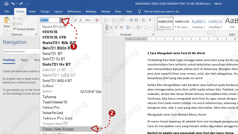 Cara Ampuh Atasi Font Berubah di Word Saat Bikin Daftar Gambar Otomatis, Skripsi dan Laporan Jadi Rapi Tanpa Ribet