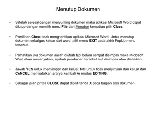 pengenalanmicrosoftword ppt
