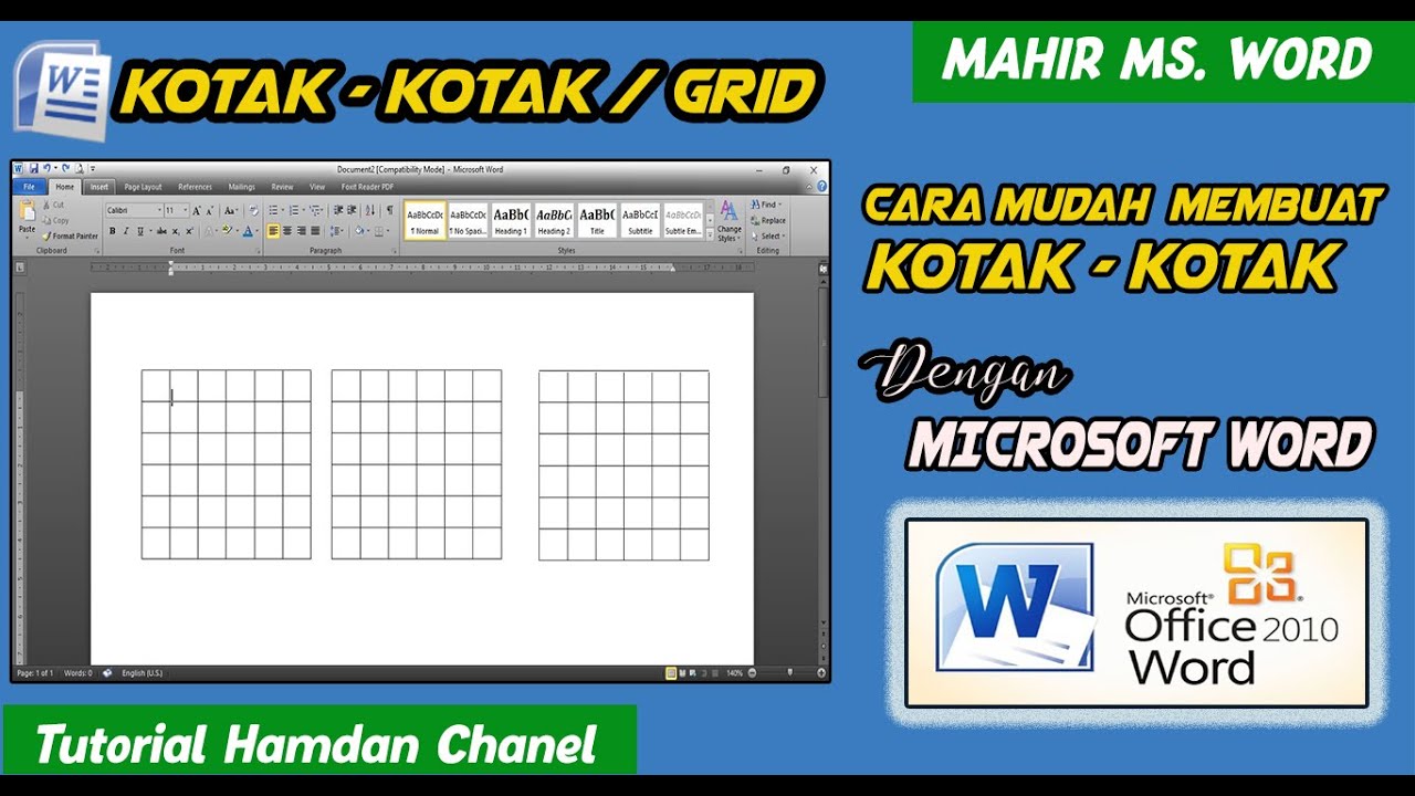Rahasia Mengatasi font berubah menjadi kotak-kotak di word dengan Menampilkan Ruler Sekarang