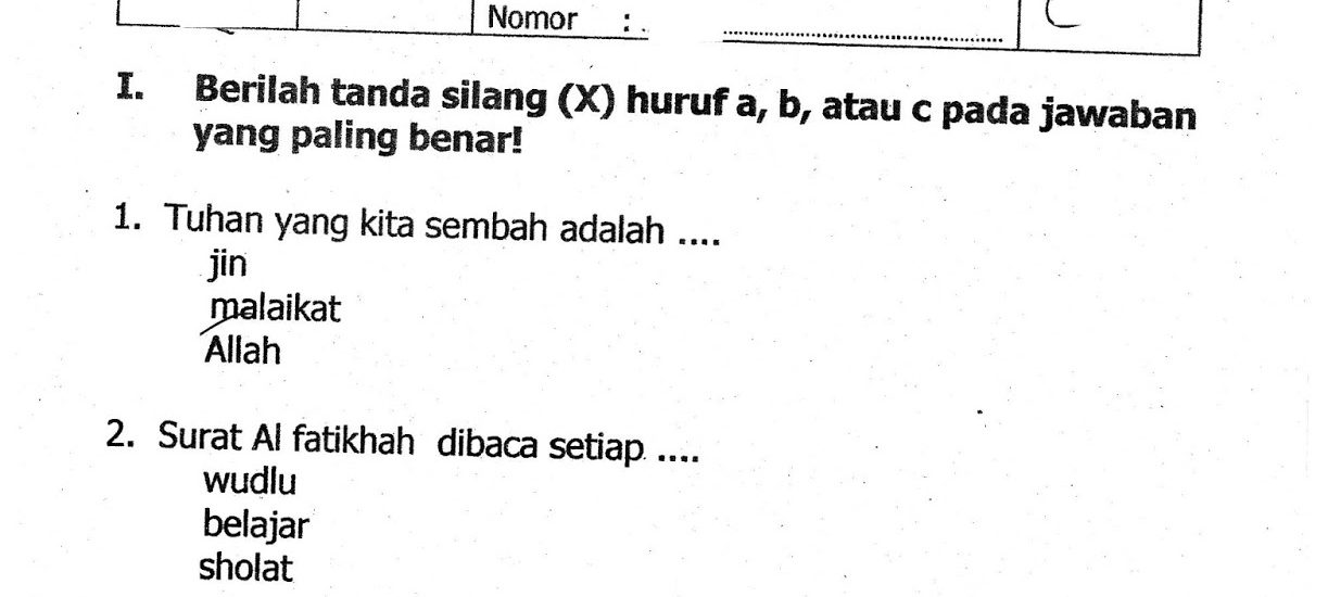 Ternyata Ini Kumpulan Contoh Soal Ulangan Kelas 4 Semester 2 Agama Katolik K13 yang Wajib Dipelajari Sebelum Terlambat