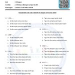 contoh soal ulangan semester ganjil kelas 4 sd pdf