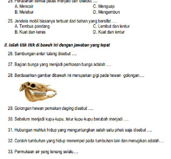 Inilah 7 Contoh Soal Ulangan Tema 1 Kelas 4 yang Wajib Dikuasai Siswa Sebelum Terlambat