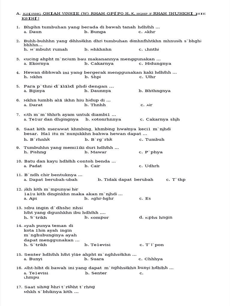 Wajib Tahu! Ini Contoh Soal IPA Kelas 2 Semester 2 dan Kisi-kisi Terbaru Agar Nilai Maksimal